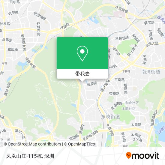 凤凰山庄-115栋地图