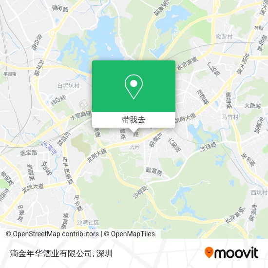 滴金年华酒业有限公司地图