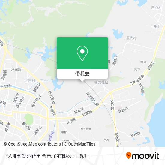 深圳市爱尔信五金电子有限公司地图