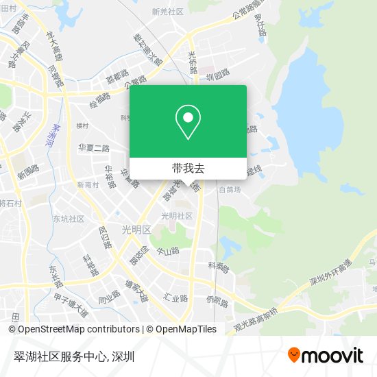 翠湖社区服务中心地图