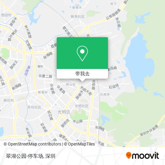 翠湖公园-停车场地图