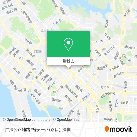 广深公路辅路/裕安一路(路口)地图