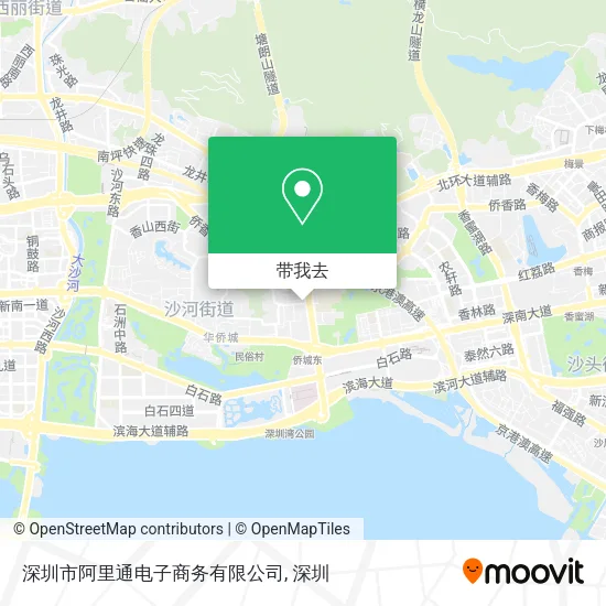 深圳市阿里通电子商务有限公司地图
