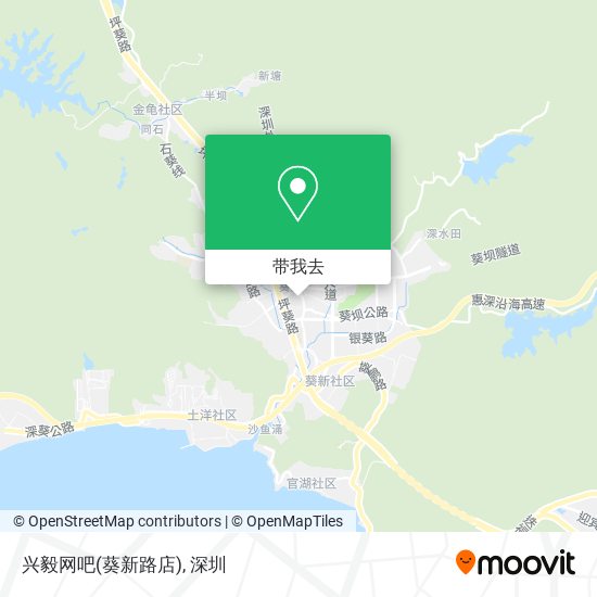 兴毅网吧(葵新路店)地图