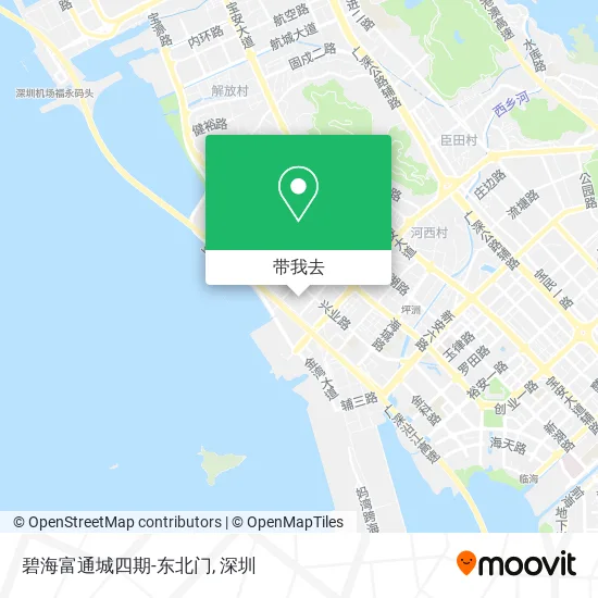 碧海富通城四期-东北门地图