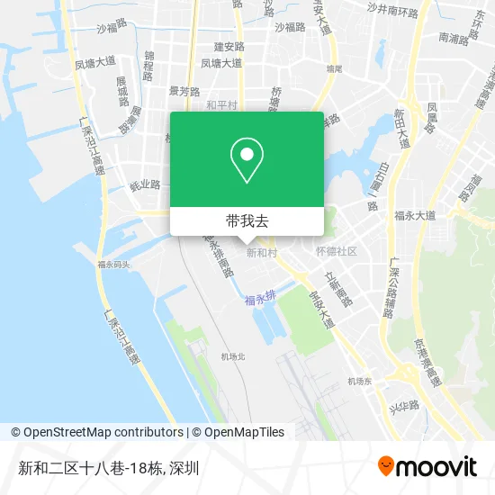 新和二区十八巷-18栋地图