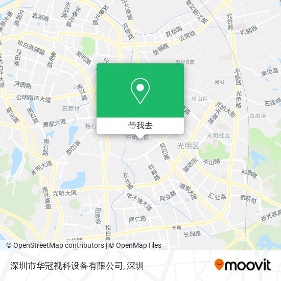 深圳市华冠视科设备有限公司地图