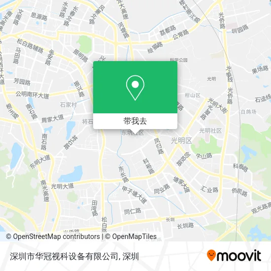 深圳市华冠视科设备有限公司地图