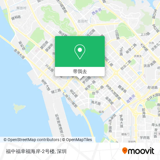 福中福幸福海岸-2号楼地图