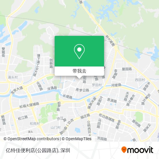 亿特佳便利店(公园路店)地图