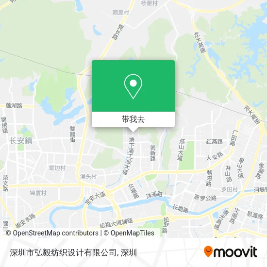 深圳市弘毅纺织设计有限公司地图
