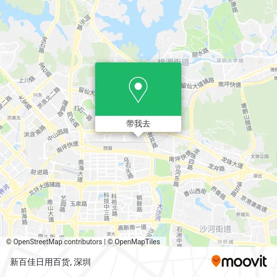新百佳日用百货地图