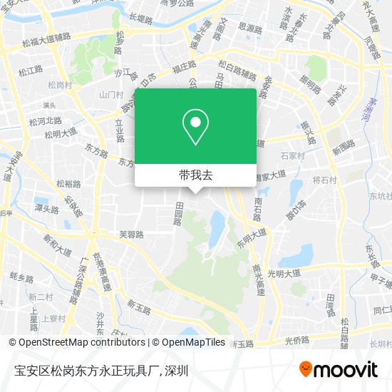 宝安区松岗东方永正玩具厂地图