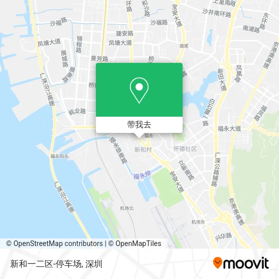 新和一二区-停车场地图