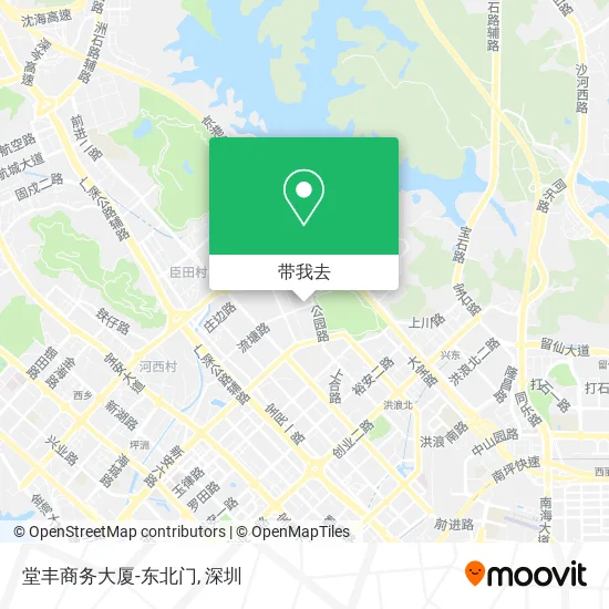 堂丰商务大厦-东北门地图