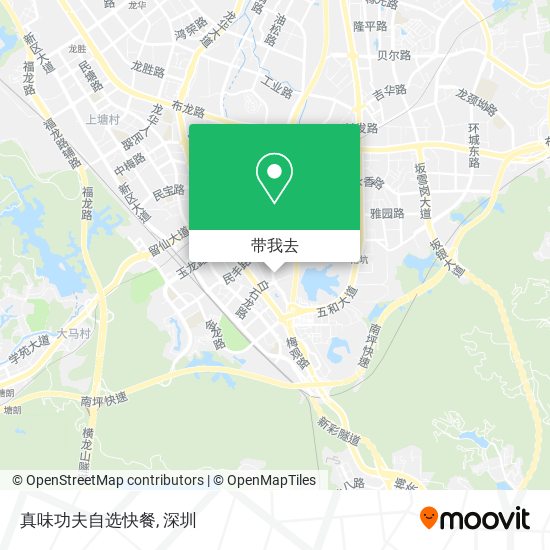 真味功夫自选快餐地图
