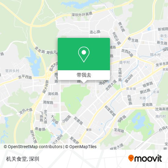 机关食堂地图