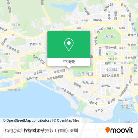 街电(深圳柠檬树婚纱摄影工作室)地图