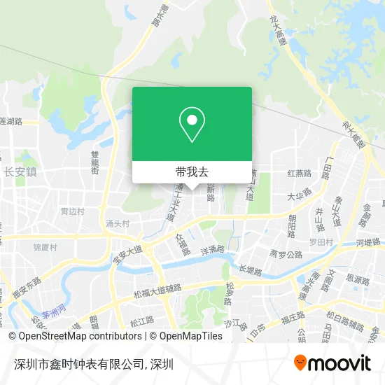 深圳市鑫时钟表有限公司地图