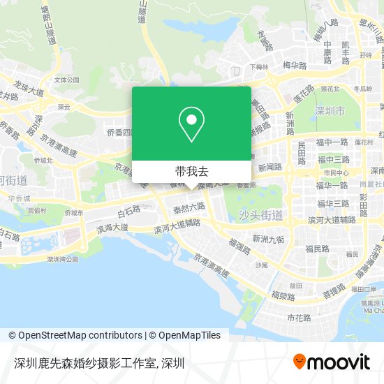 深圳鹿先森婚纱摄影工作室地图
