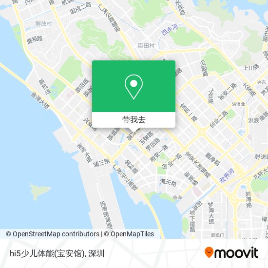 hi5少儿体能(宝安馆)地图