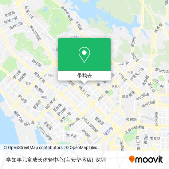 学知年儿童成长体验中心(宝安华盛店)地图