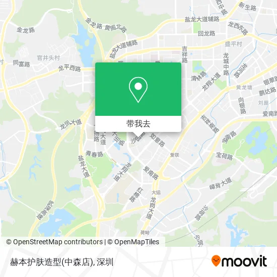 赫本护肤造型(中森店)地图