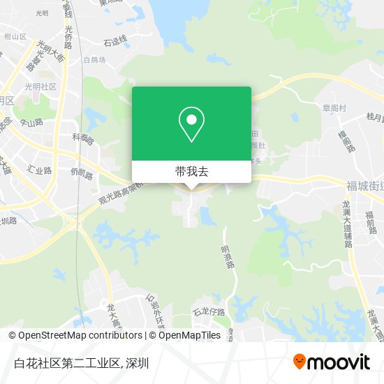 白花社区第二工业区地图