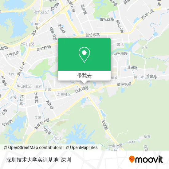 深圳技术大学实训基地地图