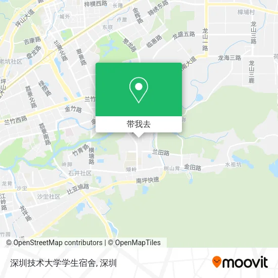 深圳技术大学学生宿舍地图