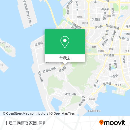 中建二局丽香家园地图