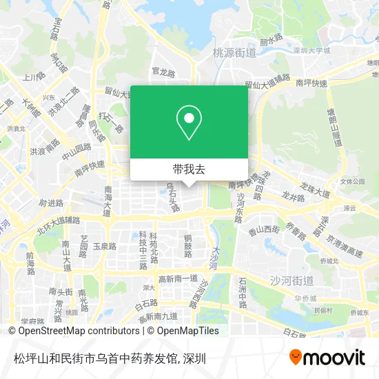 松坪山和民街市乌首中药养发馆地图