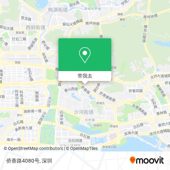 侨香路4080号地图