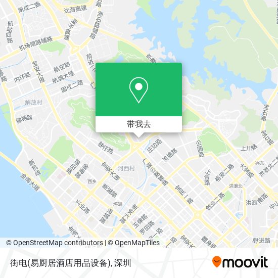 街电(易厨居酒店用品设备)地图