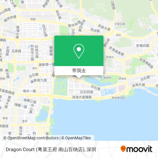 Dragon Court (粤菜王府 南山百纳店)地图