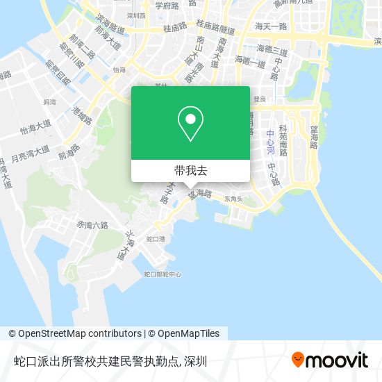 蛇口派出所警校共建民警执勤点地图