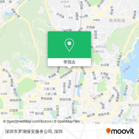 深圳市罗湖保安服务公司地图