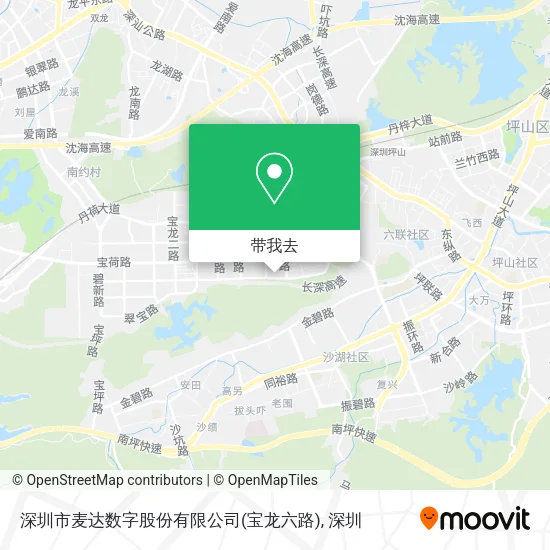 深圳市麦达数字股份有限公司(宝龙六路)地图