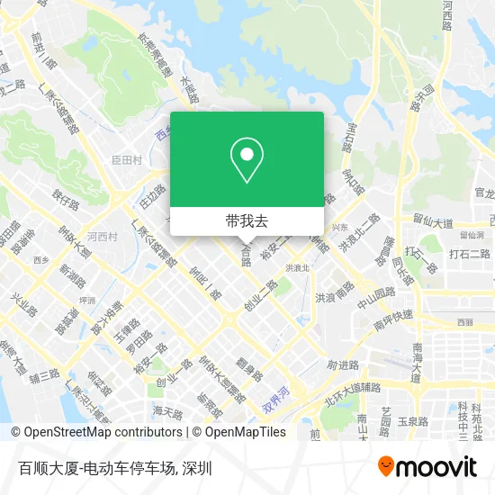 百顺大厦-电动车停车场地图