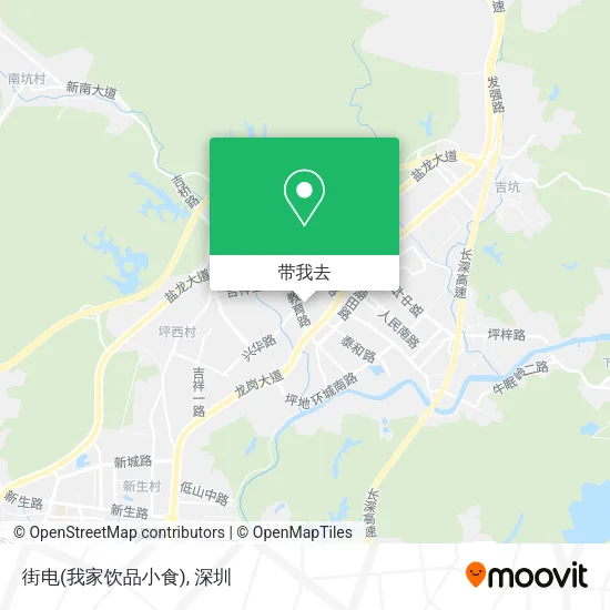 街电(我家饮品小食)地图