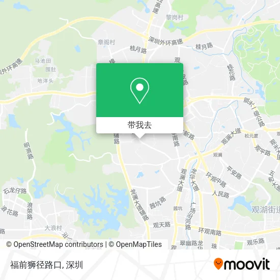 福前狮径路口地图