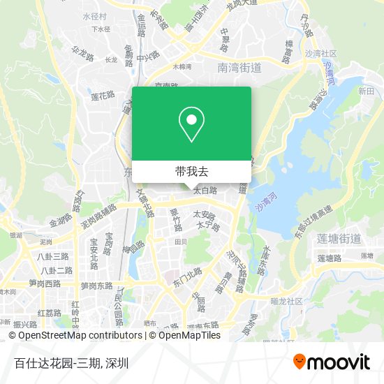 百仕达花园-三期地图
