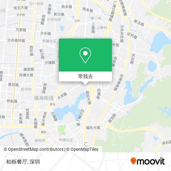 柏栎餐厅地图