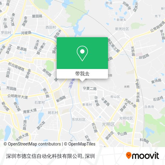 深圳市德立信自动化科技有限公司地图