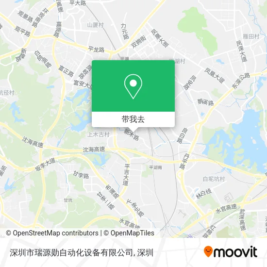 深圳市瑞源勋自动化设备有限公司地图