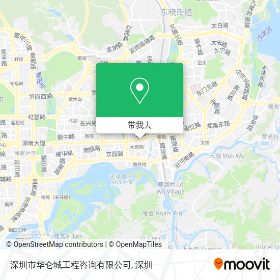深圳市华仑城工程咨询有限公司地图