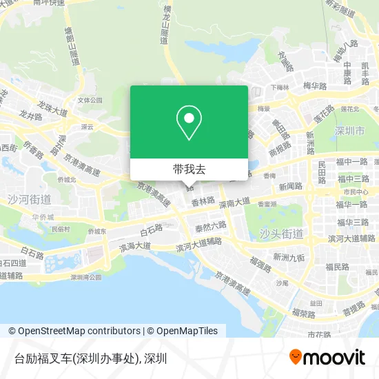 台励福叉车(深圳办事处)地图