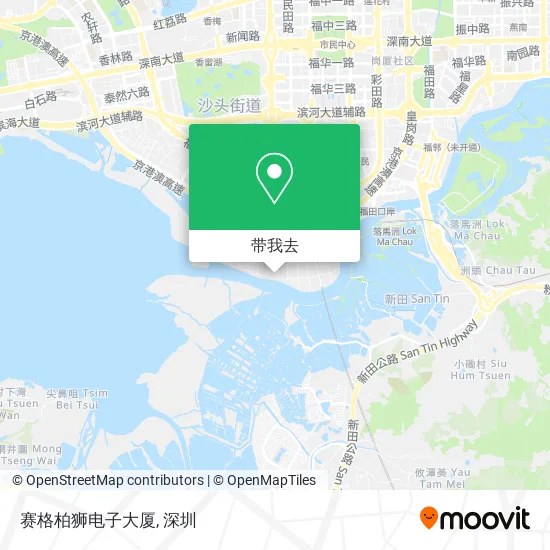 赛格柏狮电子大厦地图