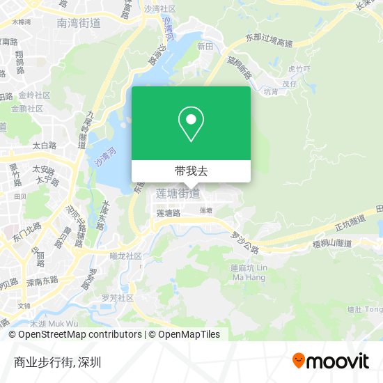商业步行街地图