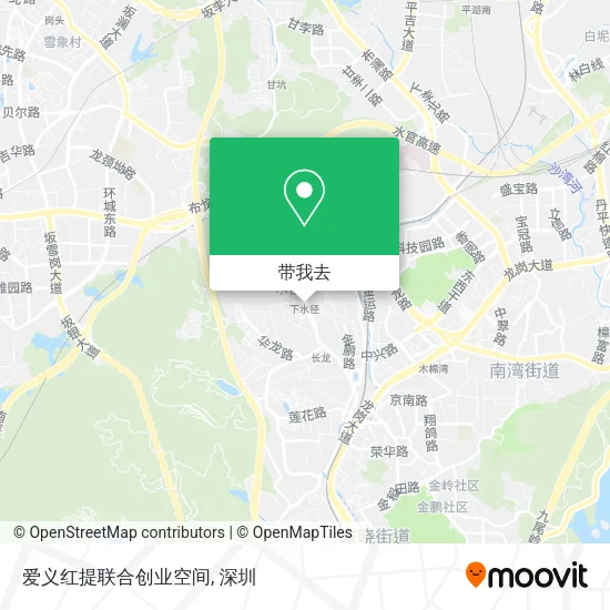 爱义红提联合创业空间地图